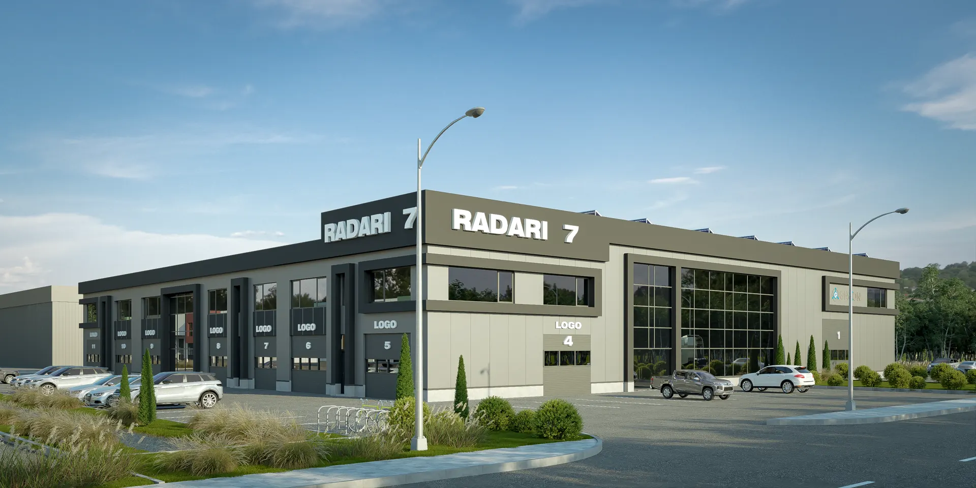 Radari tee 7 — peafassaad ja parkla